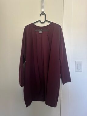 Joe Fresh Active Maroon Pullover Top